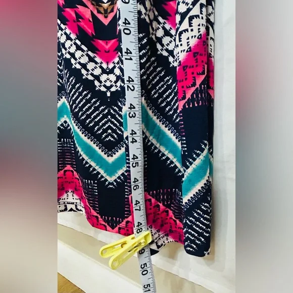 Chevron Strapless Dress in Multicolor - Picture 6 of 10